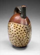Handle Spout Vessel in Form of a Seed or Bean, 100 B.C./A.D. 500. Creator: Unknown.