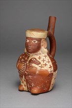 Vessel in the Form of a Seated Figure Holding a Duck, 100 B.C./A.D. 500. Creator: Unknown.