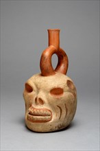 Vessel in the Form of a Human or Animal Skull, 100 B.C./A.D. 500. Creator: Unknown.