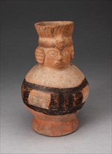 Jar in the Form of an Abstract Figure with Modeled Head, 100 B.C./A.D. 500. Creator: Unknown.