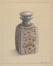 Perfume Bottle, c. 1938. Creator: Erwin Schwabe.