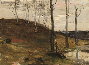 Hillside with Trees, 1872/78. Creator: William Morris Hunt.