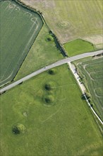 Overton Hill round barrow cemetery and The Sanctuary, Wiltshire, 2015. Creator: Historic England.