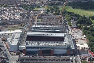 Anfield Football Stadium, home to Liverpool Football Club, Liverpool, 2015. Creator: Historic England.
