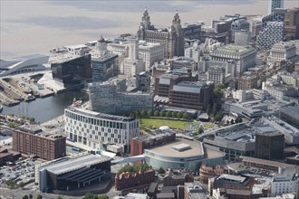 The city centre and environs, Liverpool, 2015.