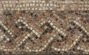 Mosaic, Great Witcombe Roman Villa, Gloucestershire, 2018. Creator: James O Davies.