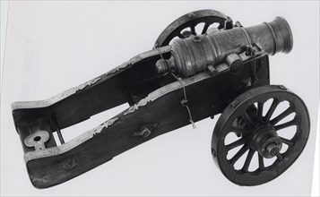Model Howitzer with Carriage, Italy, 1804.