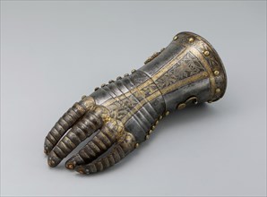Gauntlet from a Tournament Garniture of a Hapsburg Prince, Augsburg, 1571.
