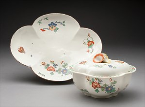 Covered Bowl and Stand, Chantilly, c. 1735.
