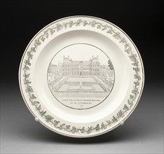 Plate, Creil, 1800/50.