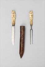 Knife and Fork with Sheath, Europe, late 17th century.