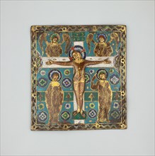 Plaque with the Crucifixion, Limoges, 1200/10.