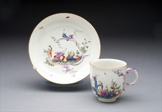 Cup and Saucer, Höchst, c. 1770.