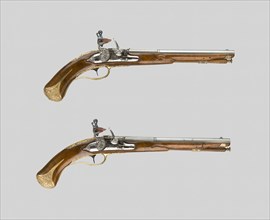 Pair of Flintlock Pistols, Italy, c. 1690/1700.