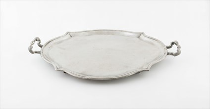 Double-handled Footed Tray, Germany, c. 1785.
