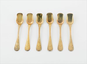 Set of Berry Spoons (10), Paris, 1789/1820.