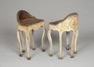 Pair of Musician's Chairs, Northern Italy, c. 1770.