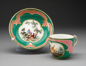 Cup and Saucer, Sèvres, 1760.