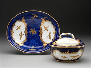 Sugar Bowl and Stand, Vincennes, c. 1753.