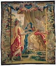 Caesar Sends a Messenger to Cleopatra, from 'The Story of Caesar and Cleopatra', Flanders, c. 1680. Woven at the workshop of Willem van Leefdael, after a design by Justus van Egmont.