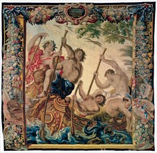 Caesar Embarks by Boat to Join His Army, from 'The Story of Caesar and Cleopatra', Flanders, c. 1680. Woven at the workshop of Gerard Peemans, after a design by Justus van Egmont.