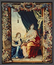 Caesar's Death Makes Cleopatra Mourn, from 'The Story of Caesar and Cleopatra', Flanders, c. 1680. Woven at the workshop of Gerard Peemans, after a design by Justus van Egmont.