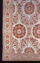 Coverlet, United States, 1841. Attributed to Charlotte Purchase Thornton.