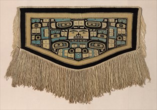 Dance Blanket with Diving Whale and Raven Motifs, Northwest Coast, Late 19th century.