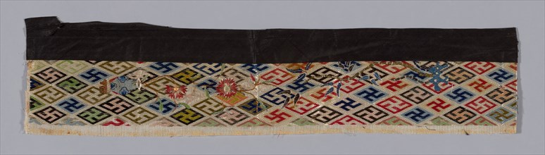 Band (from Woman's Trousers or Robe), China, 1875/1900.