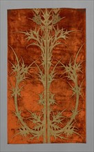 Portière, United States, 1901. Hanging curtain for a door or doorway, designed by George Washington Maher, possibly produced by Louis J. Millet.