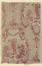 Le Petit Buveur (The Little Drinker) (Furnishing Fabric), France, 1765/70. Engraved by Francois Anotoine Aveline after Antoine Watteau.