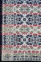 Coverlet, Indiana, 1847.