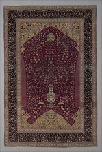 Prayer Carpet, India, 19th century.