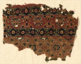 Fragment (Furnishing Fabric), Persia, Middle of the 8th century, Umayyad Dynasty (661-750).