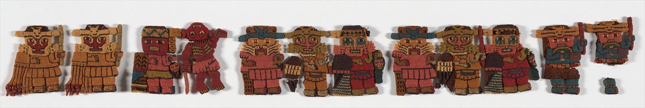Warrior Fragments, Peru, 100 B.C./A.D. 200.