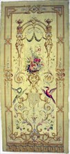 Hanging Portière or Panel for a Bed, France, 1775/1825. Possibily designed by Gobelins Factory or René Beauvais.