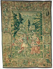 Venus and Adonis (?) with the Duck Hunt, Flanders, c. 1600. Presumably woven at the workshop of Jacques I Geubels or his widow Catharina van den Eynde.