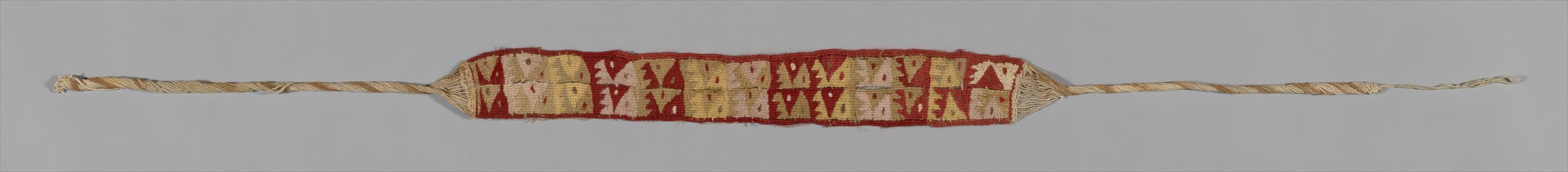 Headband or Belt Fragment, Peru, A.D. 1476/1532. Provincial Inca.