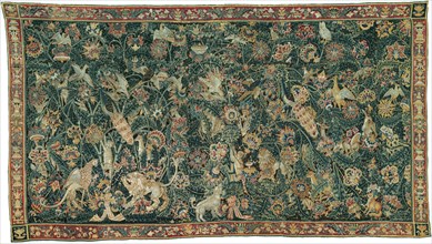 Large Leaf Verdure with Animals and Birds, Southern Netherlands, 1525/50.