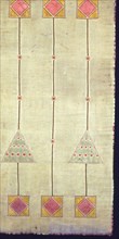 Panel (Dress or Furnishing Fabric), Vienna, 1901. Worked by Josef Maria Olbrich.