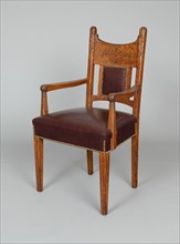 Armchair, c. 1885. Design attributed to Francis H. Bacon.