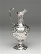 Pitcher, 1855/63. Relief design of grapes and vineleaves.