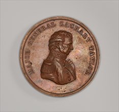 Medal commemorating Major General Zachary Taylor, 1847.