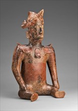 Figure of a Seated Chieftain, 100 B.C./A.D. 250.