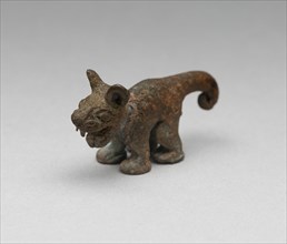 Figure of a Feline, Possibly a Finial for a Pin, A.D. 1100/1470.