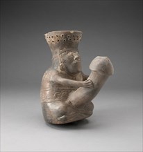Cup in the Form of a Figure Holding Enlarged Penis, A.D. 1100/1470.