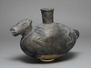 Blackware Vessel in the Form of a Llama, A.D. 1200/1450.