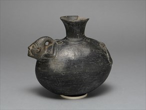 Blackware Jar in the Form of a Figure with Bound Arms and Legs, A.D. 1200/1450.