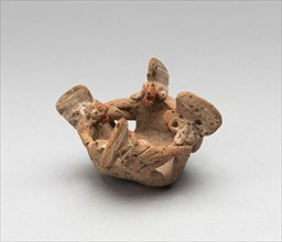Miniature Group of Four Figures in a Circle with Linked Arms, 500 B.C./300 B.C.