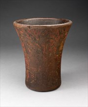 Drinking Vessel (Kero) with Floral and Animal Motifs, A.D. 1450/1532.